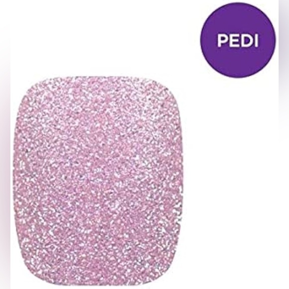 Color Street Other - ☘️ Color Street PEDICURE MOONBURST Dusty Pink Glitter Toe Nail Set